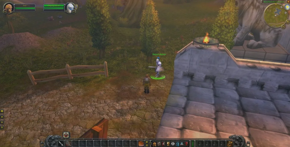 A character in the World of Warcraft environment shown in chasm’s benilla showcase